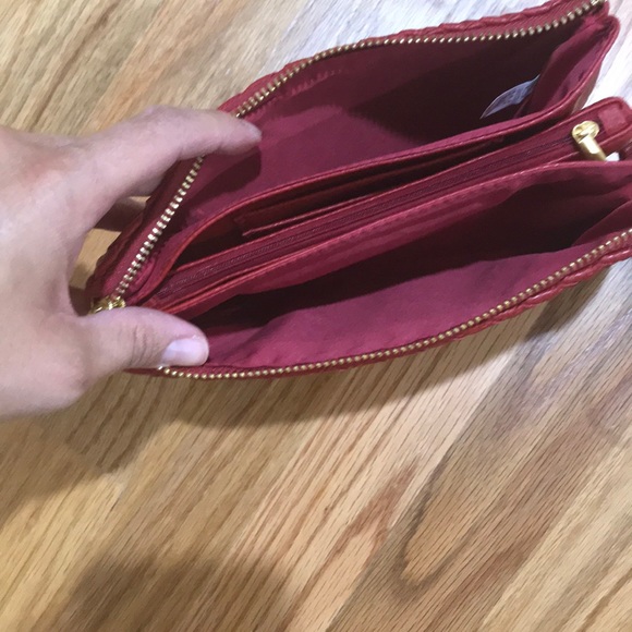 Red crossbody wallet bag - Picture 5 of 6